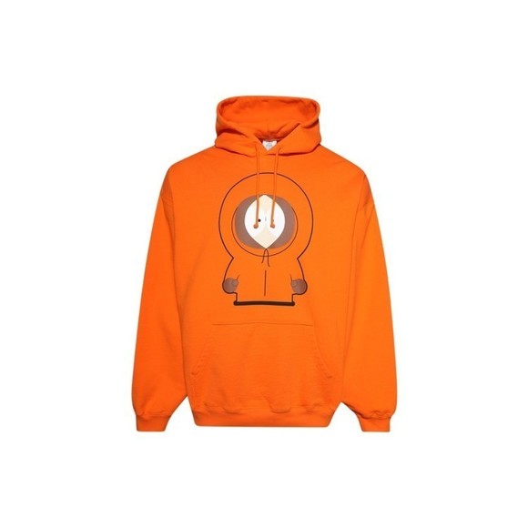 Vetements Kenny Oversized Hoodie Orange NWT